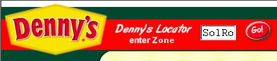 Denny's Store Locator